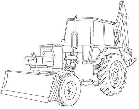 tractor pull coloring pages coloring pages