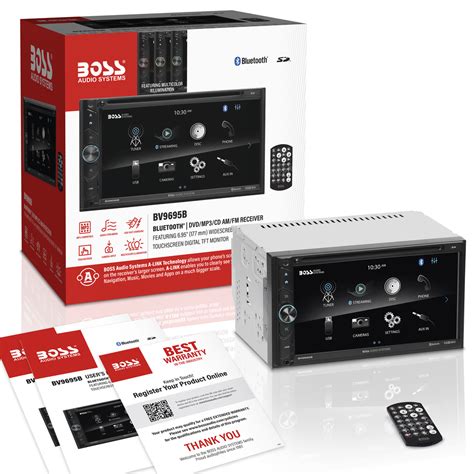 boss bvb  double din  dash cddvd multimedia receiver
