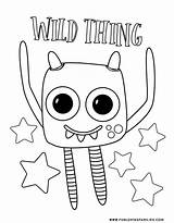 Monster Coloring Pages Cute Monsters Kids Silly Little Printables Just Pic Silliness Scary Spooky Hopefully Nothing Smile Bring There Some sketch template
