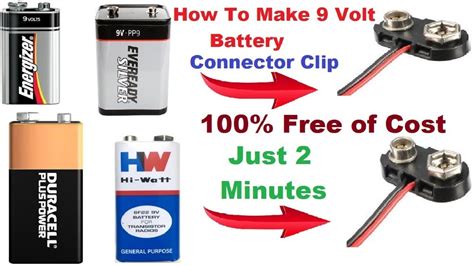 volt battery connector  home  battery holder connector clip easy
