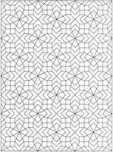 Coloring Pages Geometric sketch template