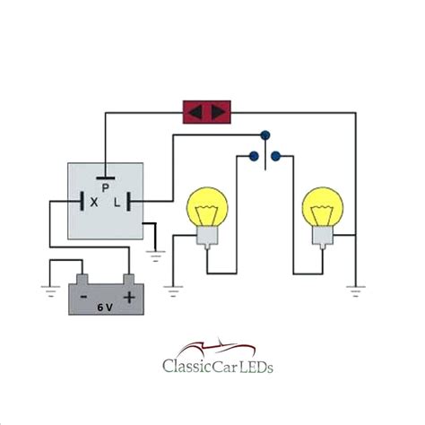 car indicator circuit diagram