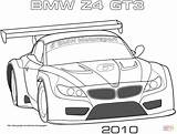 Coloring Bmw Pages Gt3 Z4 2010 Printable Paper Drawing sketch template