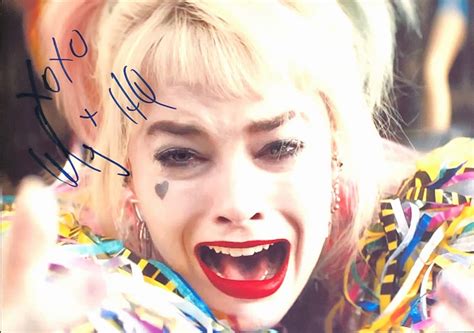 Dc Harley Quinn Margot Robbie Autographed Signed Photo