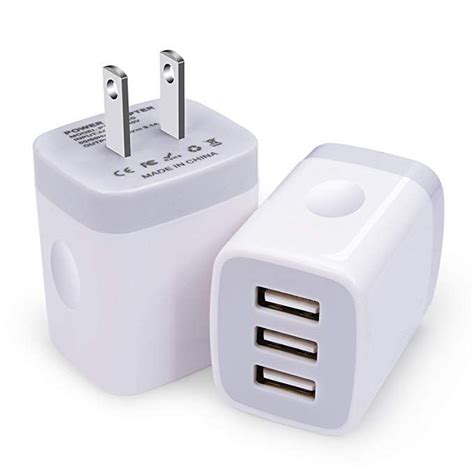 charging block charging plug  port  usb wall charger fast charger block cube travel