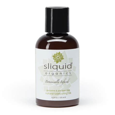 sliquid organics natural silk lubricant 125ml at lovehoney free shipping and returns on organic
