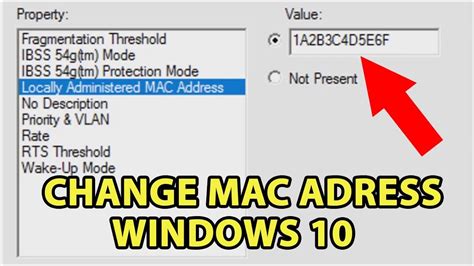 how to find mac address on laptop windows 10