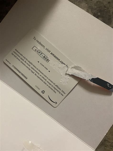 amazon gift card code ripped  rmildlyinfuriating