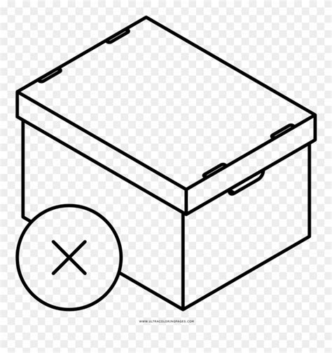 cardboard box coloring page ultra coloring pages png clipart