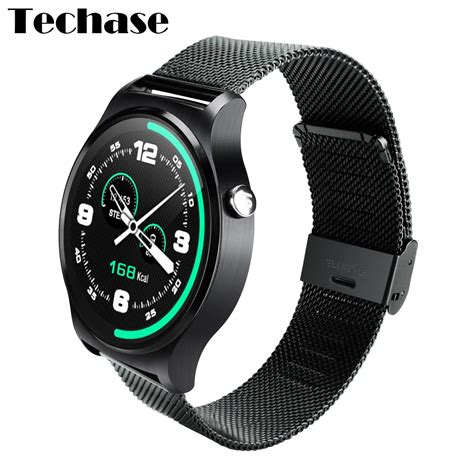 techase bluetooth smartwatch smart health heart rate monitor
