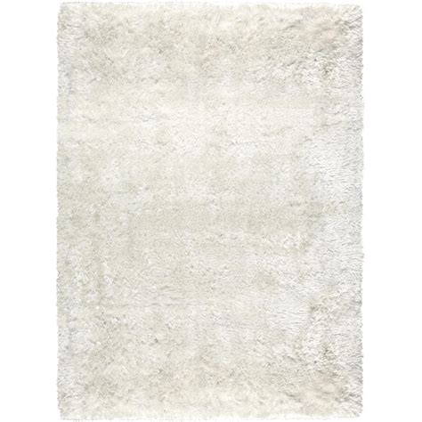 pure tapis shaggy blanc