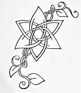 Celtic Keltische Knoten Flower1 Keltisch Keltischer Knot Triquetra Knots Kelten Mittelalter Sternum Tätowierungen sketch template