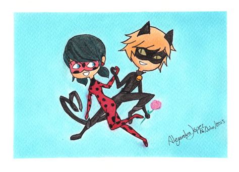 Miraculous Ladybug And Cat Noir By Aleprettycat On Deviantart