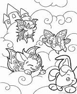 Coloring Neopets Pages Faerieland Fun Kids Popular Coloringhome sketch template