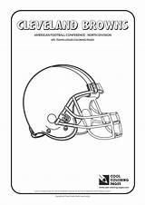 Coloring Nfl Pages Browns Logos Cleveland Football Teams Cool Logo American Kids Team Helmet Brown League National Print Conference sketch template