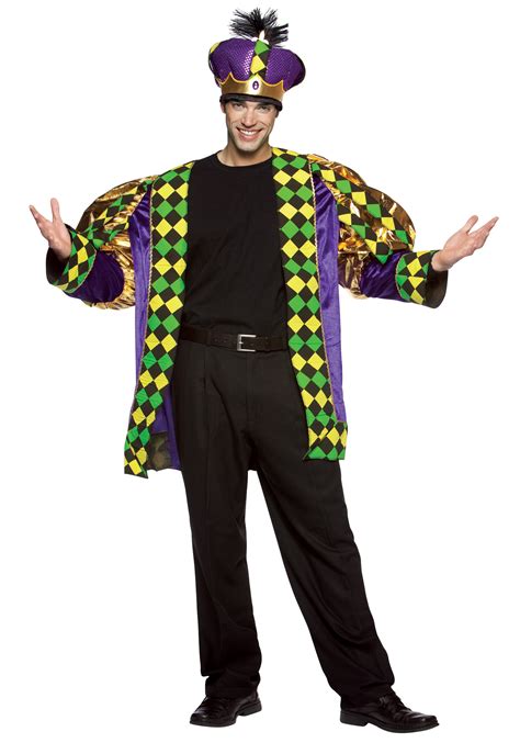 adult mardi gras king costume