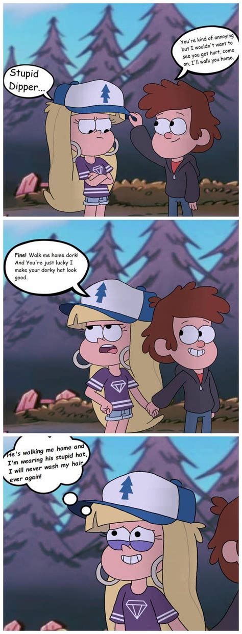 Pacifica Wears Dipper S Hat By Thefreshknight Gravity Falls Funny