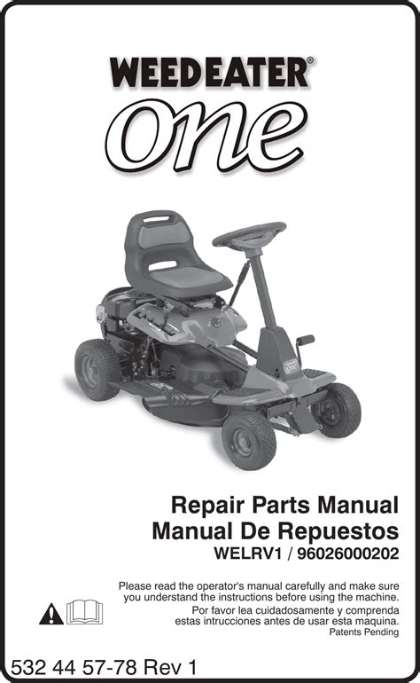 42 Weed Eater Lawn Mower Parts Diagram