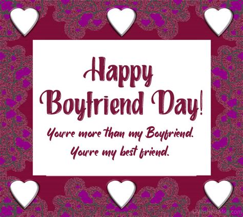 october national boyfriend day  messages wishes quotes