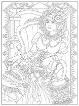 Coloring Pages Dover Steampunk Getdrawings Getcolorings sketch template