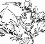 Skylanders Elf Stealth Pages Coloring Undead sketch template