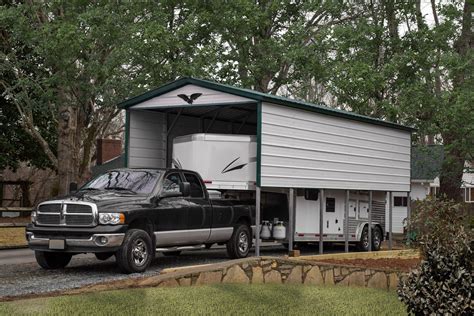 metal rv carports protect  rv   weather