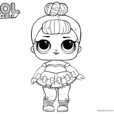 lol surprise coloring pages cute sugar queen mermaid coloring pages