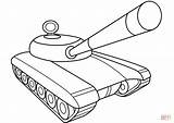 Tank sketch template