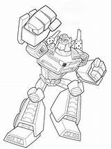 Bots Optimus sketch template