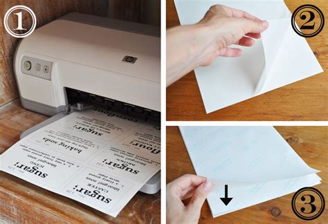 zelf stickers maken met stickerpapier alles  papier