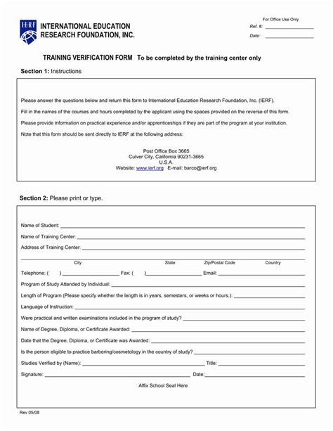 training request form template luxury training verification form samples definition