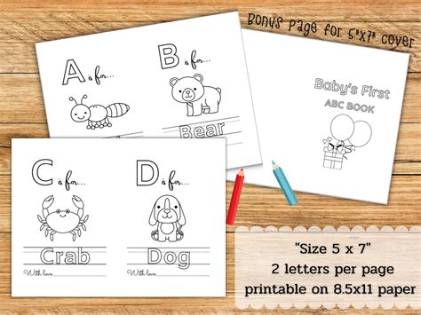 abc coloring pages  baby shower babys  alphabet etsy espana