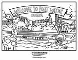 Coloring Activities Spring Fort Skyline Family Nicolle Ginter Kids sketch template