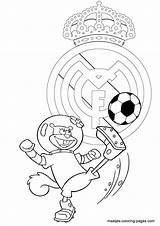 Madrid Coloring Real Soccer Pages Sandy Playing Club Logo Browser Window Print Maatjes sketch template
