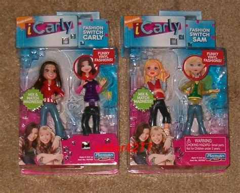 Nickelodeon Icarly Fashion Switch Carly And Sam Dolls 89178171