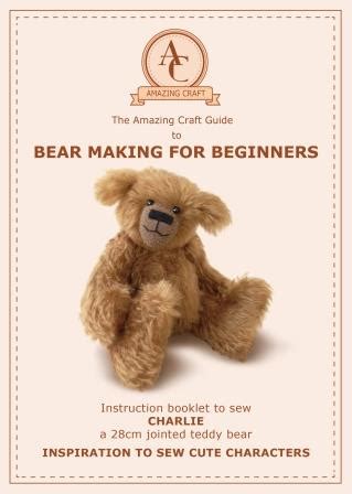 bear making  beginners charlie teddy bear pattern digital