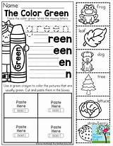 Green Learning Color Activities Worksheets Preschool Kindergarten Activity Pre Fun Colors Printable School Classroom Resources So Pages Kids Prep January sketch template