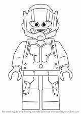 Lego Pym Hank Draw Step sketch template