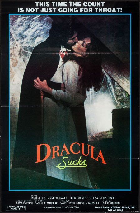 Dracula Sucks Kodiak 1978 Poster 24 X 36 5 Adult