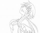 Gasai Yuno Linework Deviantart sketch template