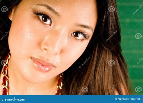 Asian Brunette Stock Image Image Of Glamorous Woman 7927273