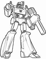Transformers Coloring Pages Boys Print Shot Great sketch template