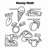 Money Coloring Pages Printable Math Color Momjunction Bank Toddler Getdrawings Getcolorings sketch template