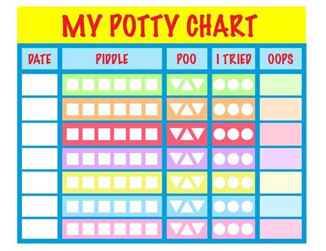 cute  easy diy potty training chart     home  potty