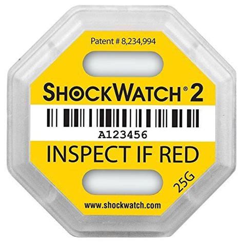 indicator shockwatch   yellow sercalia