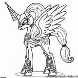 Pony Coloring Pages Pretty Little Getcolorings Color sketch template