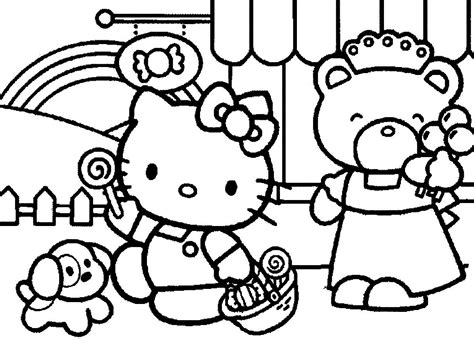 kitty giant coloring pages   printable  kitty
