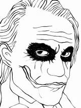 Joker Coloring Batman Pages Knight Dark Color Drawing Heath Ledger Kids Vs Face Print Mask Eye Easy Book Drawings Getdrawings sketch template