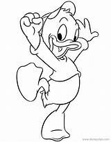 Coloring Huey Ducktales Pages Disneyclips Cheering Funstuff sketch template