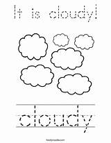 Cloudy Weather Coloring Pages Activities Preschool Cloud Kids Clouds Print Twistynoodle Worksheets Kindergarten Rainy Tracing Stormy Rocks Snowy Writing Ll sketch template